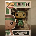 Sports NBA #34 Isaiah Thomas Vinyl Figure Bobblehead Vaulted Collectible With Protector Funko Pop Figure