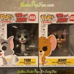 Bundle Funko Pop! Animation Tom and Jerry #404 Tom / Jerry #405 Vinyl Figure Bobblehead Vaulted Collectible With Protector Funko Pop Figure