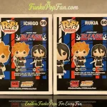 Funko Pop! Animation Bleach #59 Ichigo / #60 Rukia Vinyl Figure Bobblehead Vaulted Collectible With  - Funko Pop Figure