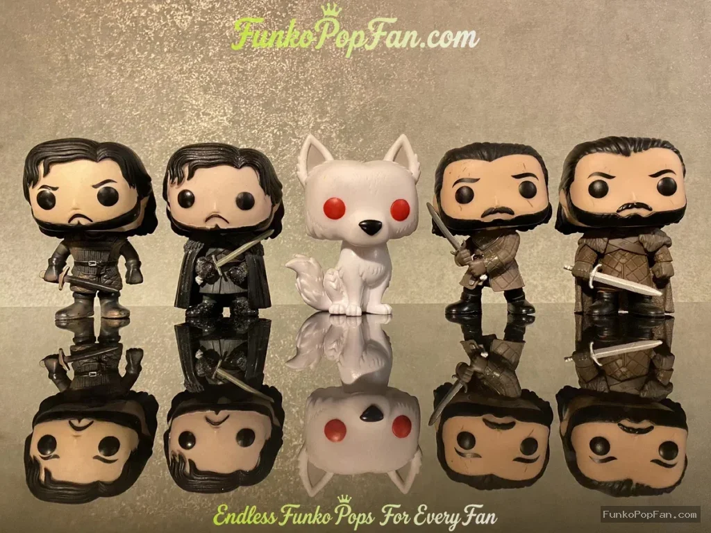 Bundle Funko Pop! Game of Thrones Jon Snow #432 Vinyl Figure Bobblehead Vaulted Collectible With Protector Funko Pop Figure