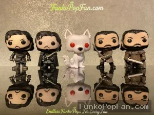 Bundle Funko Pop! Game of Thrones Jon Snow #432 Vinyl Figure Bobblehead Vaulted Collectible With Protector Funko Pop Figure