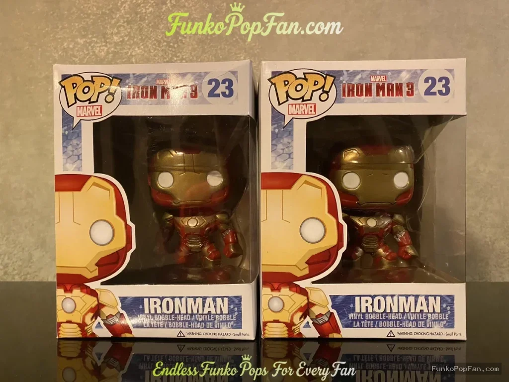 Marvel Iron Man #23 Iron Man X1 Vinyl Figure Bobblehead Vaulted Collectible With Protector Funko Pop Figure