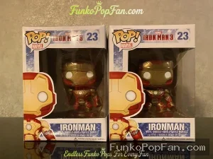 Marvel Iron Man #23 Iron Man X1 Vinyl Figure Bobblehead Vaulted Collectible With Protector Funko Pop Figure