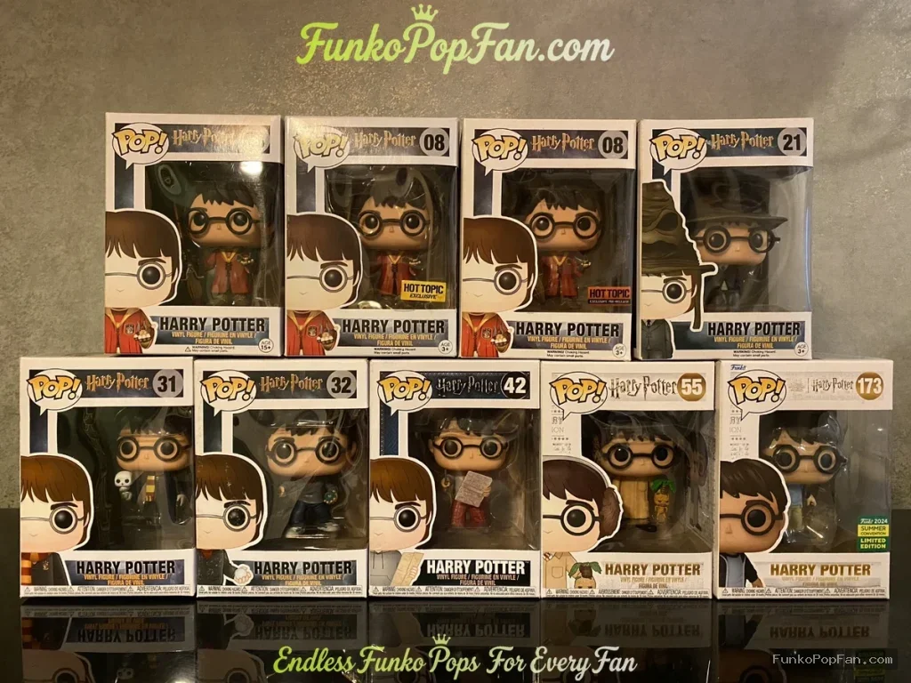 Bundle Funko Pop Harry Potter Harry Potter #31 / #08 / #21 / #12 Vinyl Figure Bobblehead Vaulted Collectible With Protector Funko Pop Figure