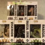 Bundle Funko Pop! Game of Thrones Dragons #16 Drogon (Iron) / Drogon #22 / Viserion #34 / Rhaegal (I - Funko Pop Figure