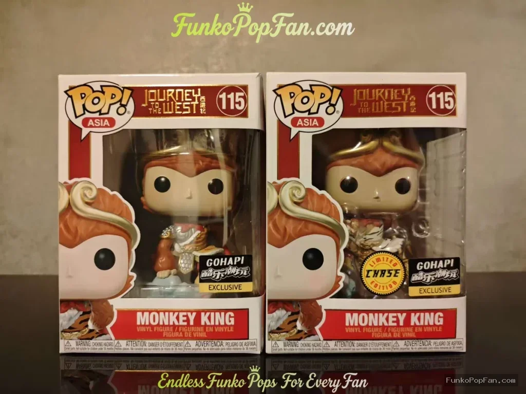 Asia Journey to the West #115 Monkey King Vinyl Figure Bobblehead Vaulted Collectible With Protector Funko Pop Figure