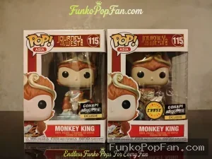 Asia Journey to the West #115 Monkey King Vinyl Figure Bobblehead Vaulted Collectible With Protector Funko Pop Figure