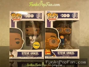 Television Seinfeld #1380 Steve Urkel (Chase + Common 2 set) Vinyl Figure Bobblehead Vaulted Collectible With Protector Funko Pop Figure