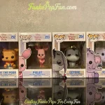Bundle Funko Pop! Disney Winnie the Pooh Lot of 4 #252 Winnie the Pooh, #253 Piglet, #254 Eeyore, #256 Heffalump Vinyl Figure Bobblehead Vaulted Collectible With Protector Funko Pop Figure
