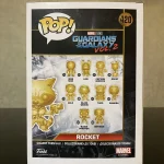 Funko Pop! Marvel Studios The First Ten Years #420 Rocket (Gold Chrome FYE Exclusive) Vinyl Figure B - Funko Pop Figure
