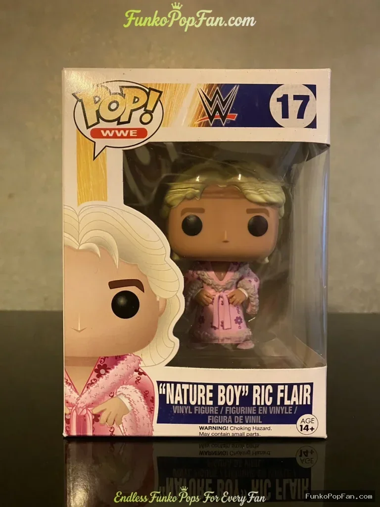 WWE Legends #17 'Nature Boy' Ric Flair (Target Exclusive) Vinyl Figure Bobblehead Vaulted Collectible With Protector Funko Pop Figure