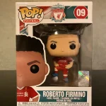 Football #09 Roberto Firmino Vinyl Figure Bobblehead Vaulted Collectible With Protector Funko Pop Figure
