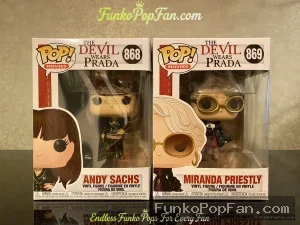 Movies The Devil Wears Prada #868 Andy Sachs / Miranda Priestly #869 Vinyl Figure Bobblehead Vaulted Collectible With Protector Funko Pop Figure