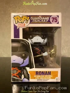Marvel Guardians of the Galaxy #75 Ronan Vinyl Figure Bobblehead Vaulted Collectible With Protector Funko Pop Figure