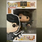 Television The Walking Dead #151 Prison Glenn Rhee Vinyl Figure Bobblehead Vaulted Collectible With Protector Funko Pop Figure