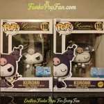 Bundle Funko Pop! Sanrio Kuromi Royal Outfit #110 Chase + Common Vinyl Figure Bobblehead Vaulted Collectible With Protector Funko Pop Figure