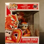 Asia China Traditions #261 Dragon Dance Vinyl Figure Bobblehead Vaulted Collectible With Protector Funko Pop Figure