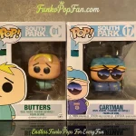 Bundle Funko Pop! South Park #01 Butters / #17 Cartman Vinyl Figure Bobblehead Vaulted Collectible With Protector Funko Pop Figure
