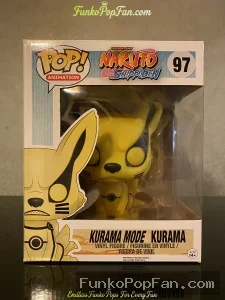 Animation Naruto Shippuden #97 Kurama Mode Kurama (Glow in the Dark, GameStop Exclusive) Vinyl Figure Bobblehead Vaulted Collectible With Protector Funko Pop Figure