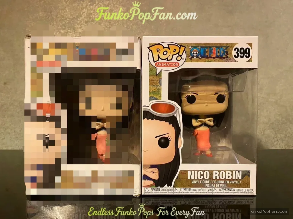 Animation One Piece Series 3 #399 Nico Robin Vinyl Figure Bobblehead Vaulted Collectible With Protector Funko Pop Figure