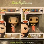Animation One Piece Series 3 #399 Nico Robin Vinyl Figure Bobblehead Vaulted Collectible With Protector Funko Pop Figure