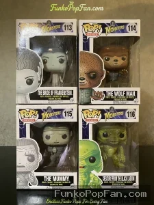 Monsters #113 The Bride of Frankenstein Vinyl Figure Bobblehead Vaulted Collectible With Protector Funko Pop Figure