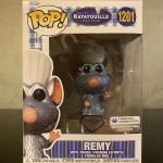 Ratatouille #1201 Remy (Diamond) Vinyl Figure Bobblehead Vaulted Collectible With Protector Funko Pop Figure