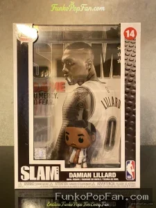 SLAM Damian Lillard #14 Vinyl Figure Bobblehead Vaulted Collectible With Protector Funko Pop Figure