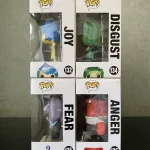 Bundle Funko Pop Inside Out #132 Joy / #134 Disgust / #135 Fear / #136 Anger Vinyl Figure Bobblehead - Funko Pop Figure