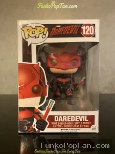 Marvel Daredevil #120 Daredevil Vinyl Figure Bobblehead Vaulted Collectible With Protector Funko Pop Figure