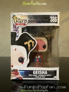 Movies Ghost in the Shell #386 Geisha Vinyl Figure Bobblehead Vaulted Collectible With Protector Funko Pop Figure