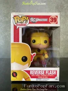 DC Heroes #39 Reverse Flash Vinyl Figure Bobblehead Vaulted Collectible With Protector Funko Pop Figure