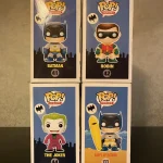 Bundle Funko Pop Batman The Animated Series #41 Batman / Robin #42 / The Joker #44 / Surf's Up! Batm - Funko Pop Figure