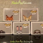 Bundle Funko Pop! Disney Zootopia #186 Nick Wilde / #187 Ele-Finnick / #188 Mr. Big / #189 Judy Hopp - Funko Pop Figure