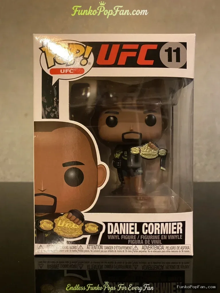 UFC UFC 11 #11 Daniel Cormier Vinyl Figure Bobblehead Vaulted Collectible With Protector Funko Pop Figure