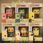 Bundle [LOT] Funko Pop Adventure Time #321 Blushing BMO / #52 BMO / #53 Lemongrab / #54 Fionna / #55 Cake / #87 Gunter Vinyl Figure Bobblehead Vaulted Collectible With Protector Funko Pop Figure