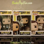 Bundle Funko Pop! Brooklyn Nine-Nine Jake Peralta #1622 / Amy Santiago #1624 / Charles Boyle #1625 Vinyl Figure Bobblehead Vaulted Collectible With Protector Funko Pop Figure