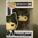 Television Addams #1585 Vinyl Figure Bobblehead Vaulted Collectible With Protector Funko Pop Figure