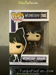 Television Addams #1585 Vinyl Figure Bobblehead Vaulted Collectible With Protector Funko Pop Figure