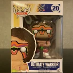 WWE Ultimate Warrior #20 Vinyl Figure Bobblehead Vaulted Collectible With Protector Funko Pop Figure