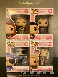 Bundle Funko Pop! Movie Mean Girls #1703 Cady / Janis #1704 / Damian #1705 / Regina #1706 Vinyl Figure Bobblehead Vaulted Collectible With Protector Funko Pop Figure