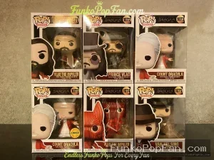 Bundle Funko Pop! Dracula Count Dracula #1072 Vlad the Impaler / Prince Vlad #1073 / Count Dracula #1074 / Vlad the Impaler #1075 / Van Helsing #1076 Vinyl Figure Bobblehead Vaulted Collectible With Protector Funko Pop Figure