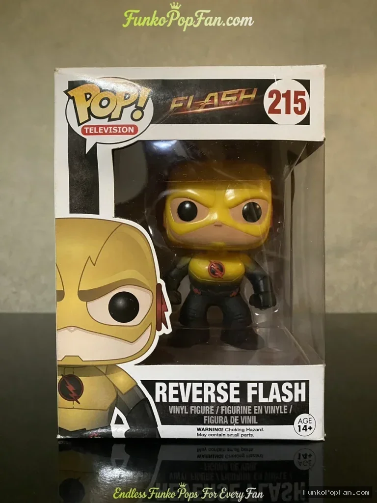 Television The Flash #215 Reverse Flash Vinyl Figure Bobblehead Vaulted Collectible With Protector Funko Pop Figure