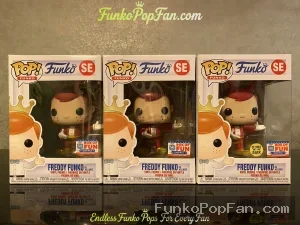 Freddy Funko as Jollibee SE Box Of Fun 1000 Glows in the dark /1000 /3000 Vinyl Figure Bobblehead Vaulted Collectible With Protector Funko Pop Figure