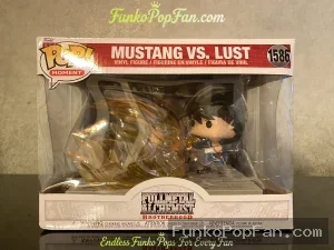 Fullmetal Alchemist Brotherhood Mustang vs. Lust #1586 Vinyl Figure Bobblehead Vaulted Collectible With Protector Funko Pop Figure