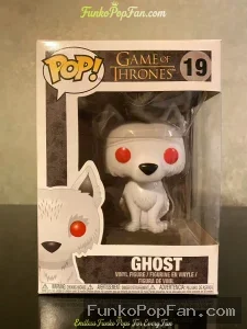 Game of Thrones #19 Ghost Vinyl Figure Bobblehead Vaulted Collectible With Protector Funko Pop Figure