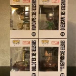 Bundle Funko Pop! Marvel Sinister Six #1015 Sandman / Mysterio #1016 / Electro #1017 / Kraven the Hu - Funko Pop Figure