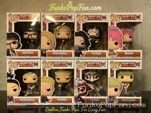 Bundle Funko Pop! Hunter x Hunter Shizuku #1568 / Pakunoda #1565 / Feitan #1566 / Machi #1567 / Nobunaga #1569 / Phinks #1569 / Feitan #1571 / Shalnark #1570 Vinyl Figure Bobblehead Vaulted Collectible With Protector Funko Pop Figure