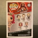 Funko Pop WWE #42 Sasha Banks Vinyl Figure Bobblehead Vaulted Collectible With Protector - Funko Pop Figure