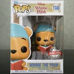 Disney Winnie the Pooh #1140 Winnie the Pooh (Bedtime, BoxLunch Exclusive) Vinyl Figure Bobblehead Vaulted Collectible With Protector Funko Pop Figure